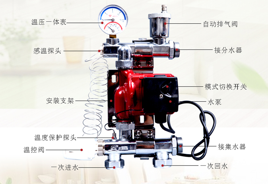 恒温阀智能混水温控中心T01